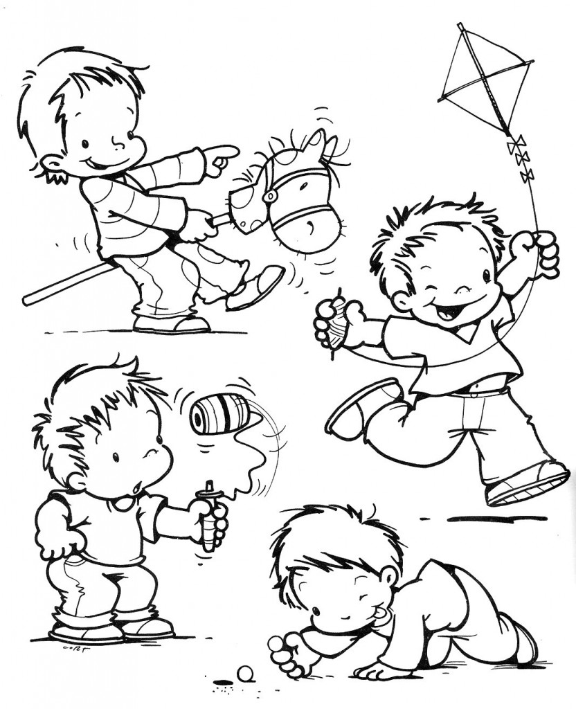 criancas-832x1024 Desenhos para Colorir do Dia das Crianças: Imagens, Imprimir e Pintar
