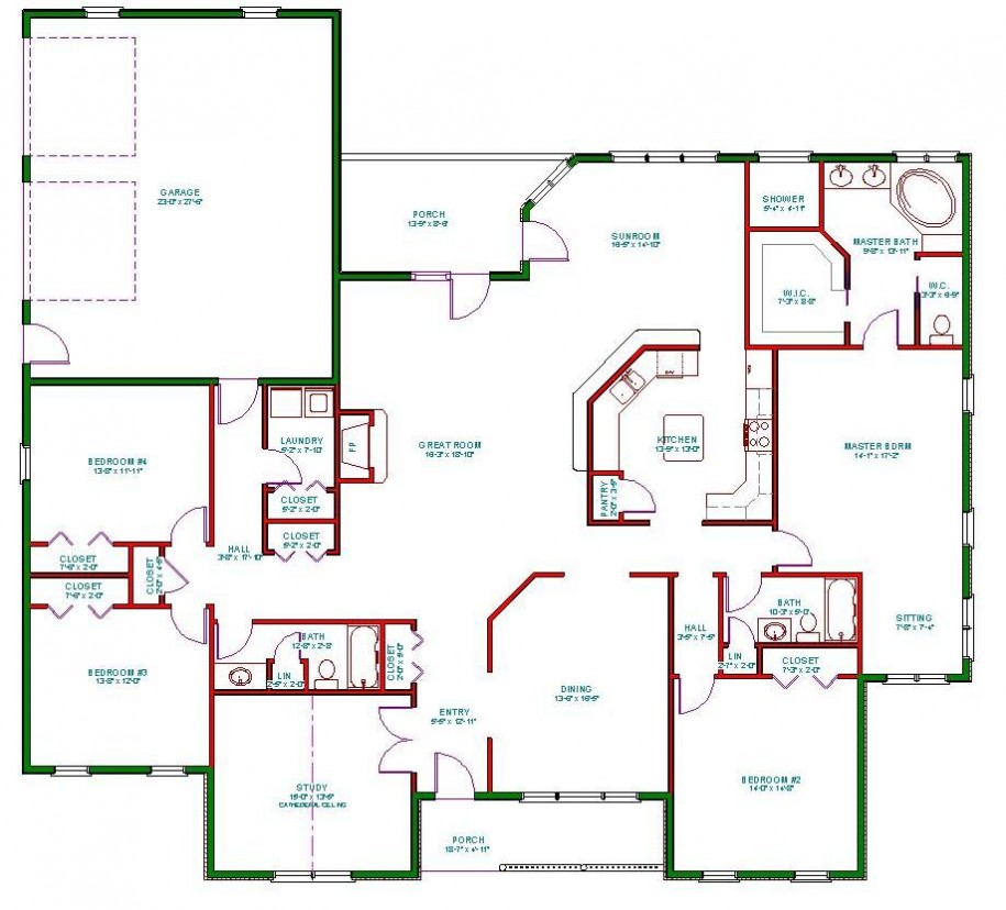 planta-baixa-casa-moderna-2014-33 Plantas de Casas Modernas Grátis 2013 e 2014