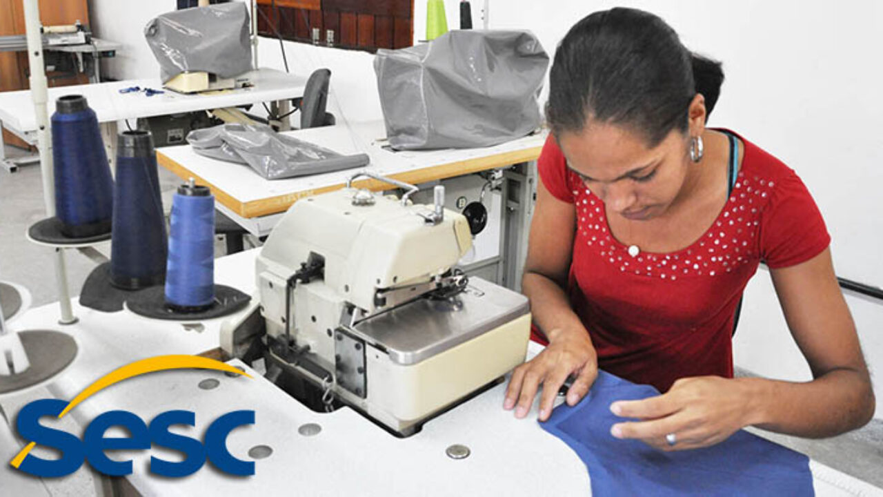 curso de Corte e Costura oferecido pelo SENAI