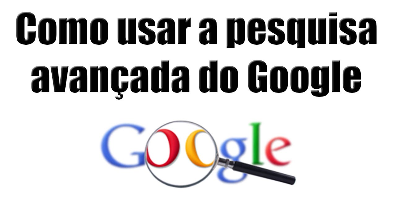 pesquisa avançada Google