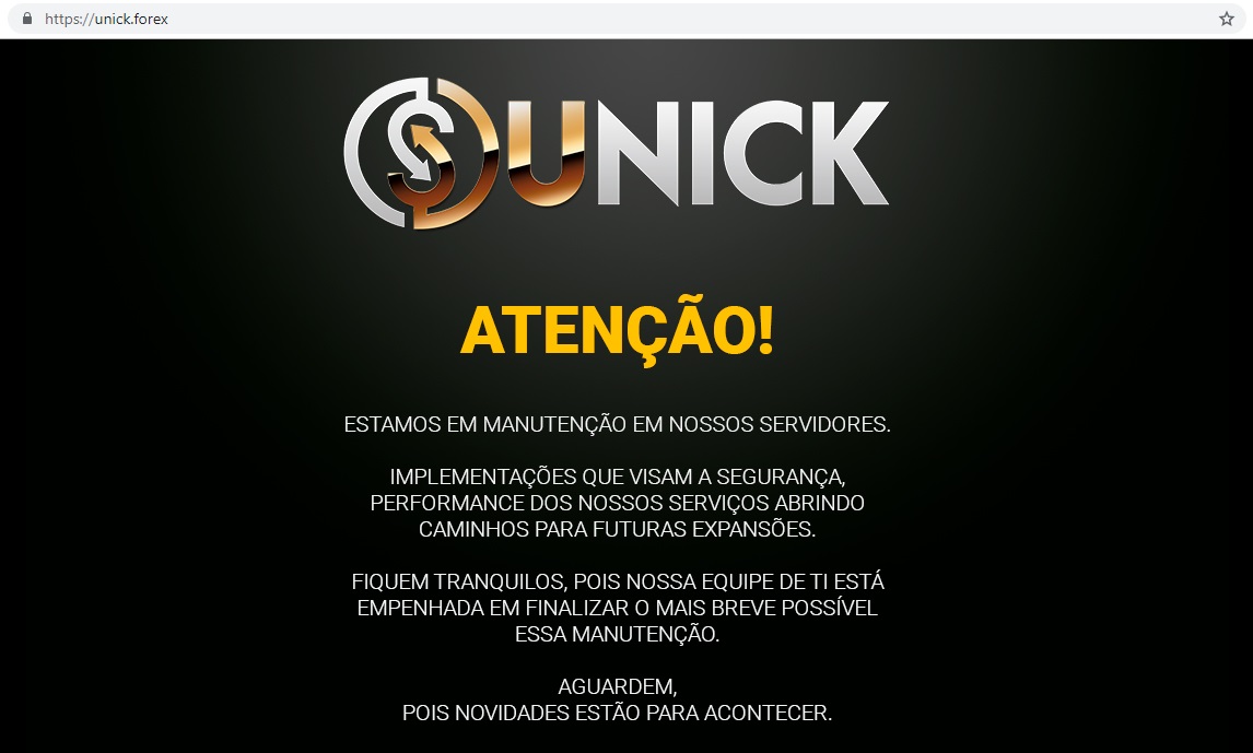 Unick Forex Fora do Ar