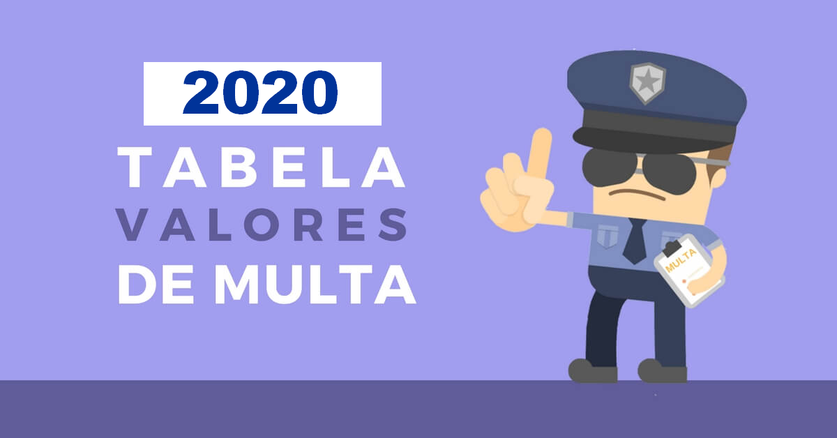 Tabela de Multas 2020